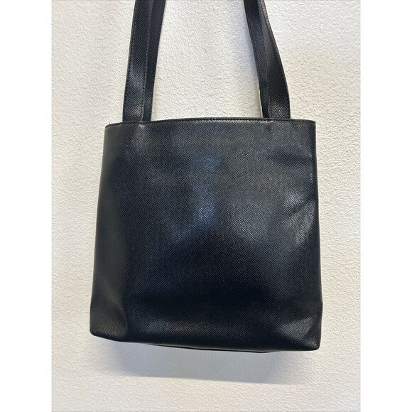 ROGANI Black Italian leather bag Gold Buckle Vintage Authentic Italy - Picture 6 of 13